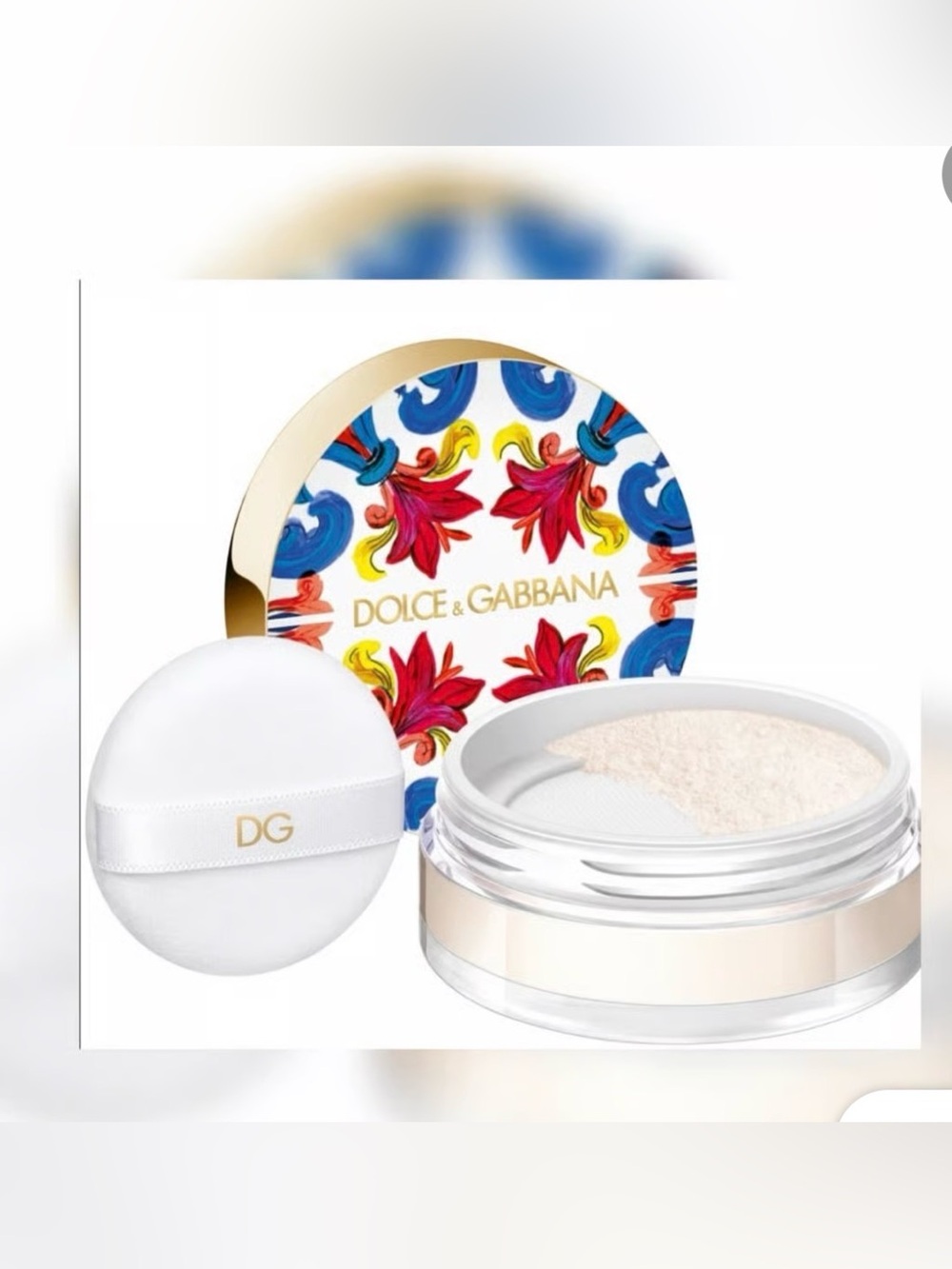 Dolce & Gabbana Solar Glow Translucent Loose Setting Powder in Crystal 1, New